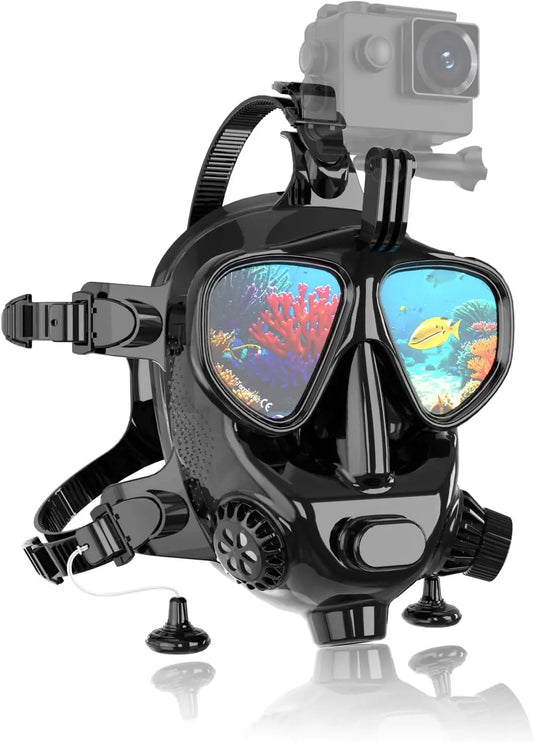 Full Face Dive Mask Support Diving & Snorkeling Full Face Dive Mask Support Diving & Snorkeling