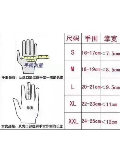 Full Finger Sports Gloves — Anti-Slip Night Glow for MTB, MX & Football Full Finger Sports Gloves — Anti-Slip, Night-Glow Skull Design for MTB, Motocross, Football & Off-Road