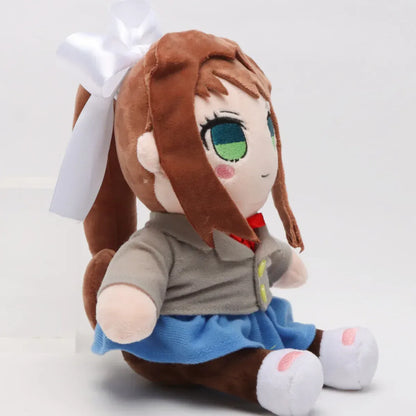 FumoFumo Monika Plush Doll Anime Peripheral Toy Doki Doki Literature Club Cartoon Doll Kid Toy Birthday Gift Home Decor FumoFumo Monika Plush Doll Anime Peripheral Toy Doki Doki Literature Club Cartoon Doll Kid Toy Birthday Gift Home Decor