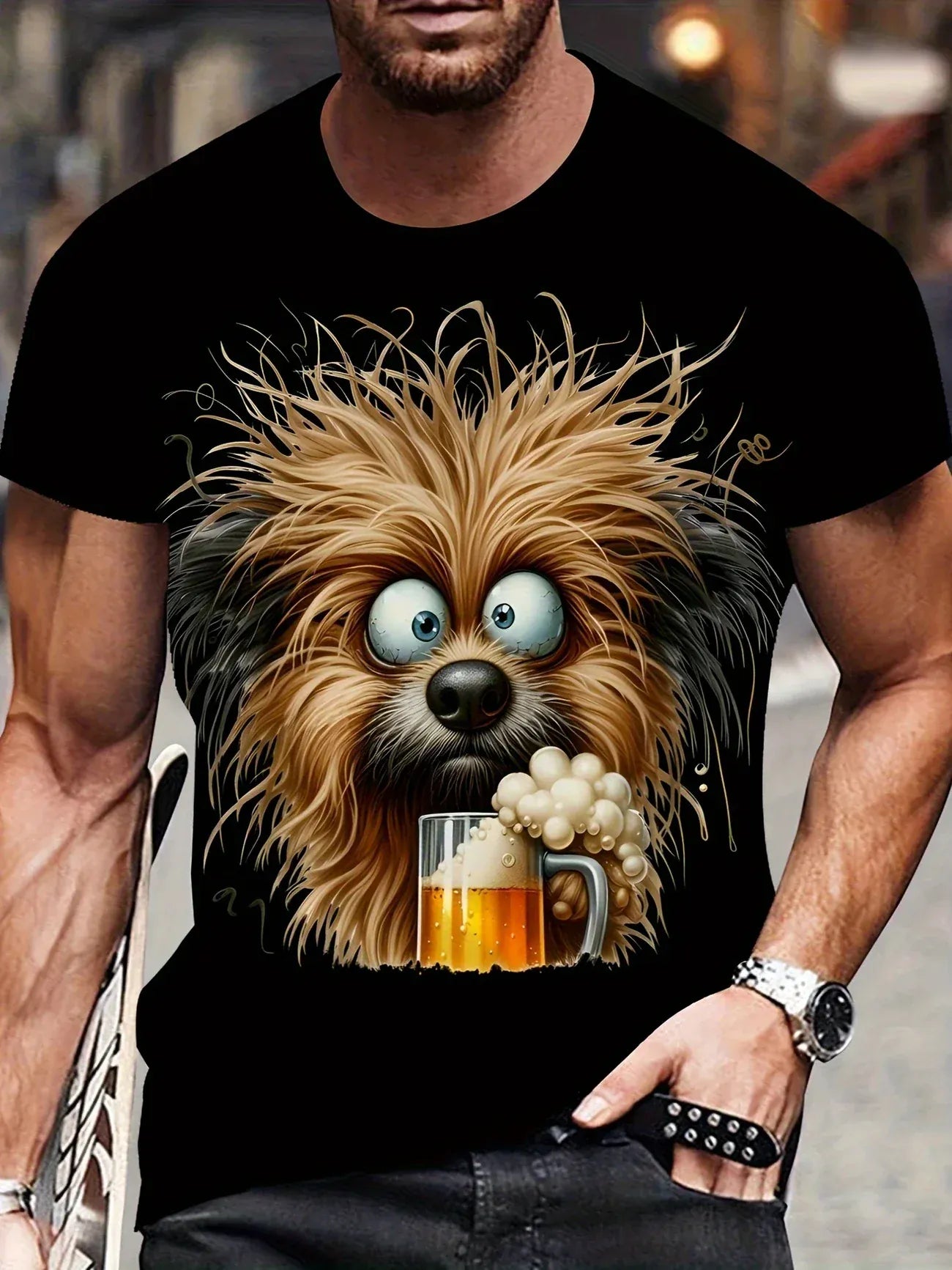 Funny Animal Graphic T-Shirt 3D Pet Print Novelty Tee Men Women Kids to 6XL | Wahooly Funny Animal Graphic T-Shirt for Men and Women – Cute 3D Pet Print Novelty Tee