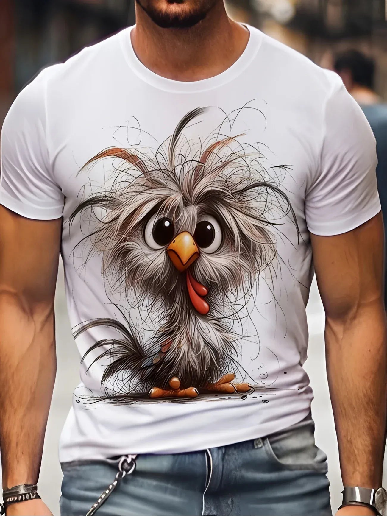 Funny Animal Graphic T-Shirt 3D Pet Print Novelty Tee Men Women Kids to 6XL | Wahooly Funny Animal Graphic T-Shirt for Men and Women – Cute 3D Pet Print Novelty Tee