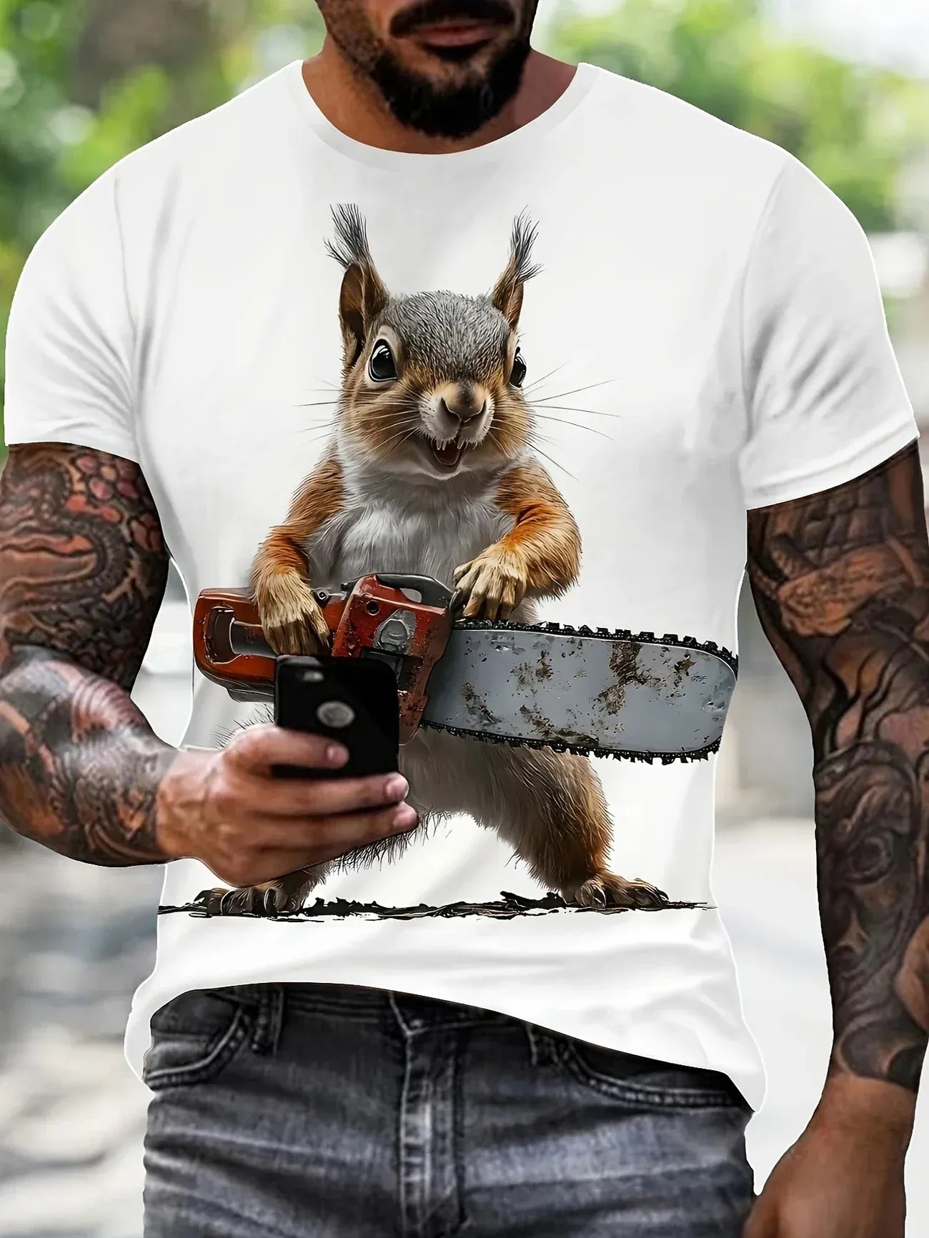 Funny Animal Graphic T-Shirt 3D Pet Print Novelty Tee Men Women Kids to 6XL | Wahooly Funny Animal Graphic T-Shirt for Men and Women – Cute 3D Pet Print Novelty Tee