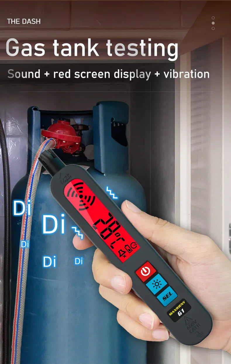 G1 Gas Leak Detector Combustible Natural Gas Recharge Portable Sound Vibration Alarm LCD Display Methane Alcohol Tester G1 Gas Leak Detector Combustible Natural Gas Recharge Portable Sound Vibration Alarm LCD Display Methane Alcohol Tester