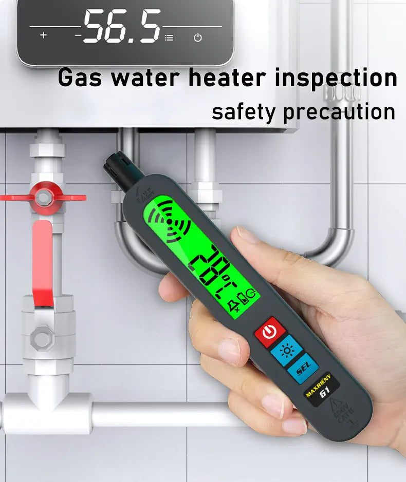 G1 Gas Leak Detector Combustible Natural Gas Recharge Portable Sound Vibration Alarm LCD Display Methane Alcohol Tester G1 Gas Leak Detector Combustible Natural Gas Recharge Portable Sound Vibration Alarm LCD Display Methane Alcohol Tester