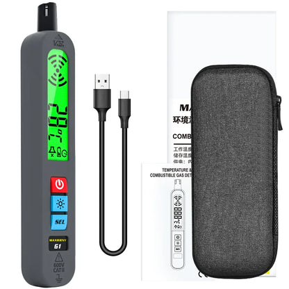 G1 Gas Leak Detector Combustible Natural Gas Recharge Portable Sound Vibration Alarm LCD Display Methane Alcohol Tester G1 Gas Leak Detector Combustible Natural Gas Recharge Portable Sound Vibration Alarm LCD Display Methane Alcohol Tester