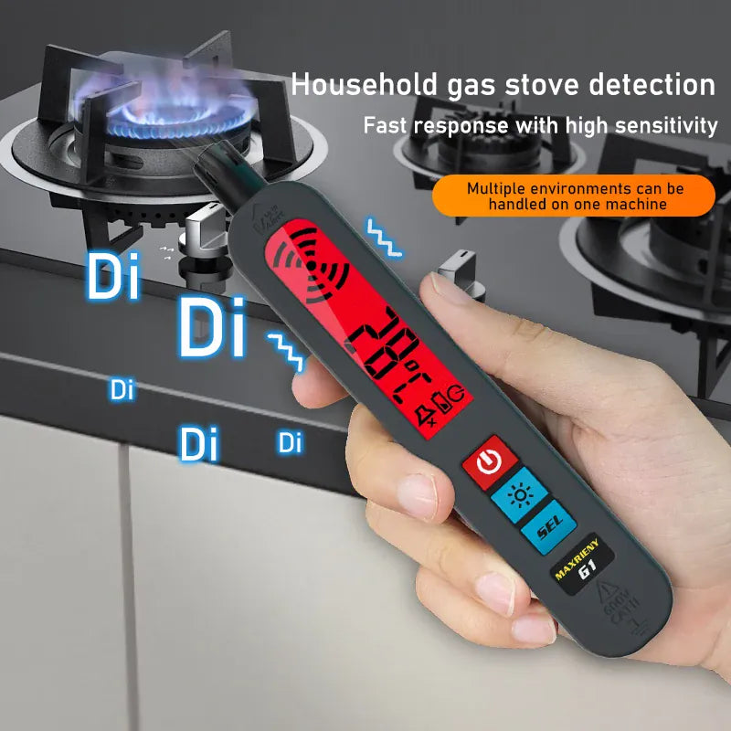 G1 Gas Leak Detector Combustible Natural Gas Recharge Portable Sound Vibration Alarm LCD Display Methane Alcohol Tester G1 Gas Leak Detector Combustible Natural Gas Recharge Portable Sound Vibration Alarm LCD Display Methane Alcohol Tester