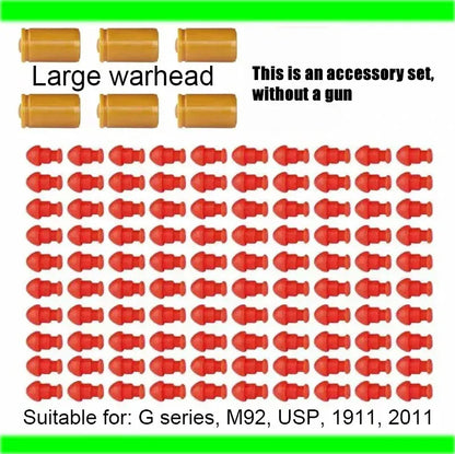 G17 Pistol Shell Throwing Continuous Firing Blowback Soft Bullet G17 Pistol Shell Throwing Continuous Firing Blowback Soft Bullet