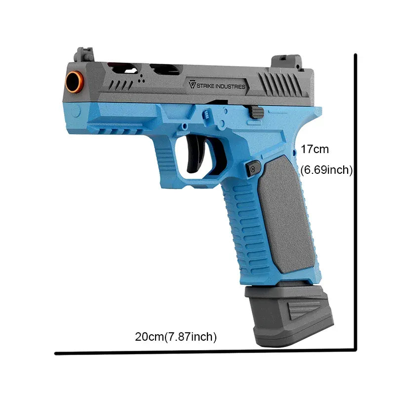 G17 Pistol Shell Throwing Continuous Firing Blowback Soft Bullet G17 Pistol Shell Throwing Continuous Firing Blowback Soft Bullet
