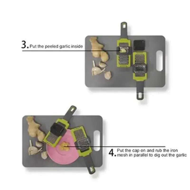 Garlic Grater Planer Slicer Chopper Garlic Grater Planer Slicer Chopper