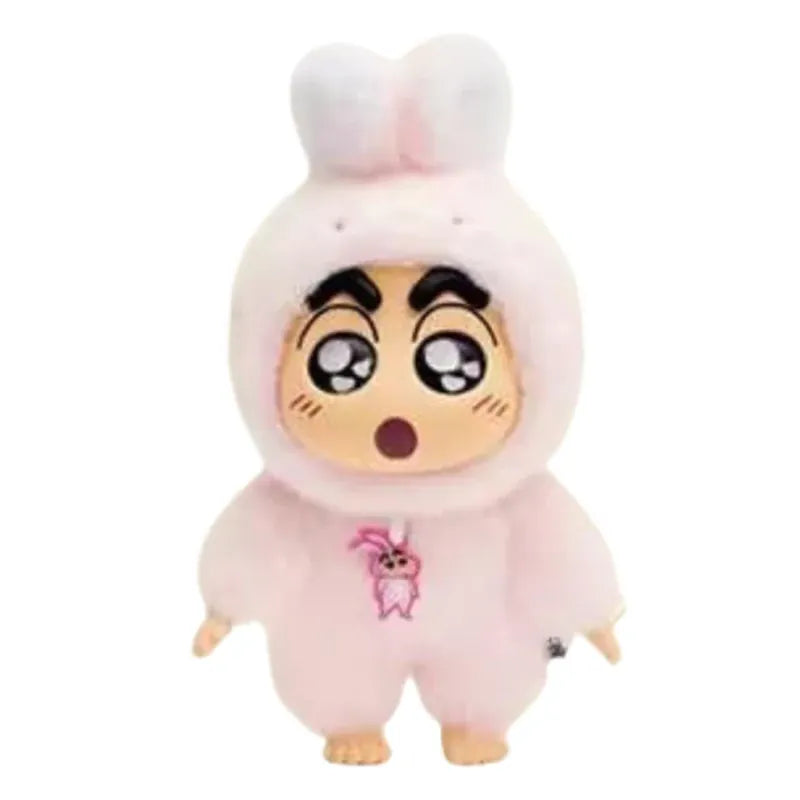 Genuine Crayon Shinchan Fantasy Forest blind box, plush toys of pandas, rabbits, and frogs, trendy gifts Genuine Crayon Shinchan Fantasy Forest blind box, plush toys of pandas, rabbits, and frogs, trendy gifts