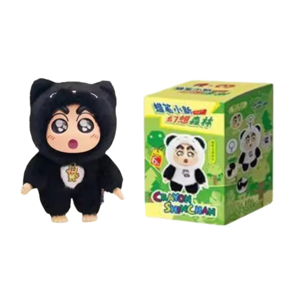 Genuine Crayon Shinchan Fantasy Forest blind box, plush toys of pandas, rabbits, and frogs, trendy gifts Genuine Crayon Shinchan Fantasy Forest blind box, plush toys of pandas, rabbits, and frogs, trendy gifts