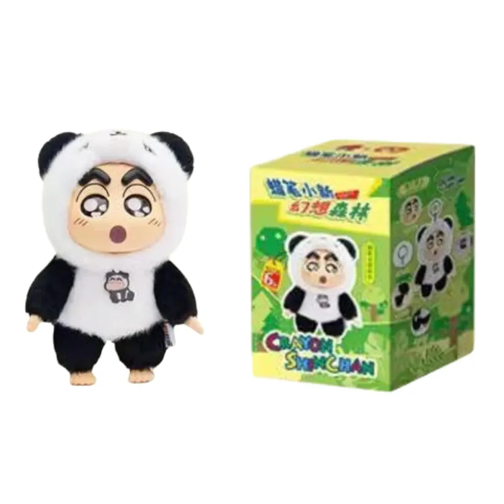 Genuine Crayon Shinchan Fantasy Forest blind box, plush toys of pandas, rabbits, and frogs, trendy gifts Genuine Crayon Shinchan Fantasy Forest blind box, plush toys of pandas, rabbits, and frogs, trendy gifts