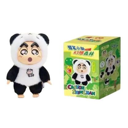 Genuine Crayon Shinchan Fantasy Forest blind box, plush toys of pandas, rabbits, and frogs, trendy gifts Genuine Crayon Shinchan Fantasy Forest blind box, plush toys of pandas, rabbits, and frogs, trendy gifts
