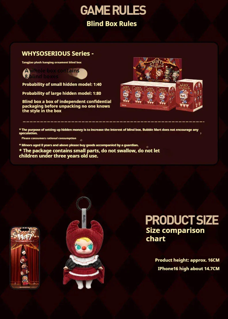 Genuine POP MART Labubu Halloween Vinyl Series Blind Box Genuine POP MART Labubu Halloween Vinyl Series Blind Box