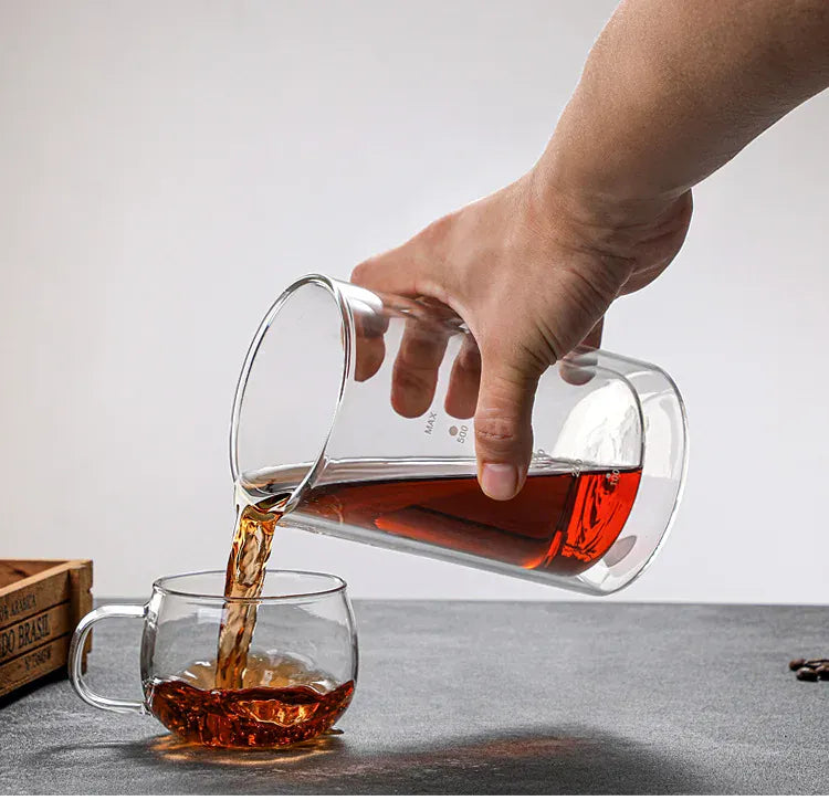 Glass Cold Brew Coffee Maker 500ML - Double Ice Drop Hand Brew Set Glass Cold brew coffee maker Glass coffee set Double ice drop coffee maker Hand brew coffee maker Coffee tools