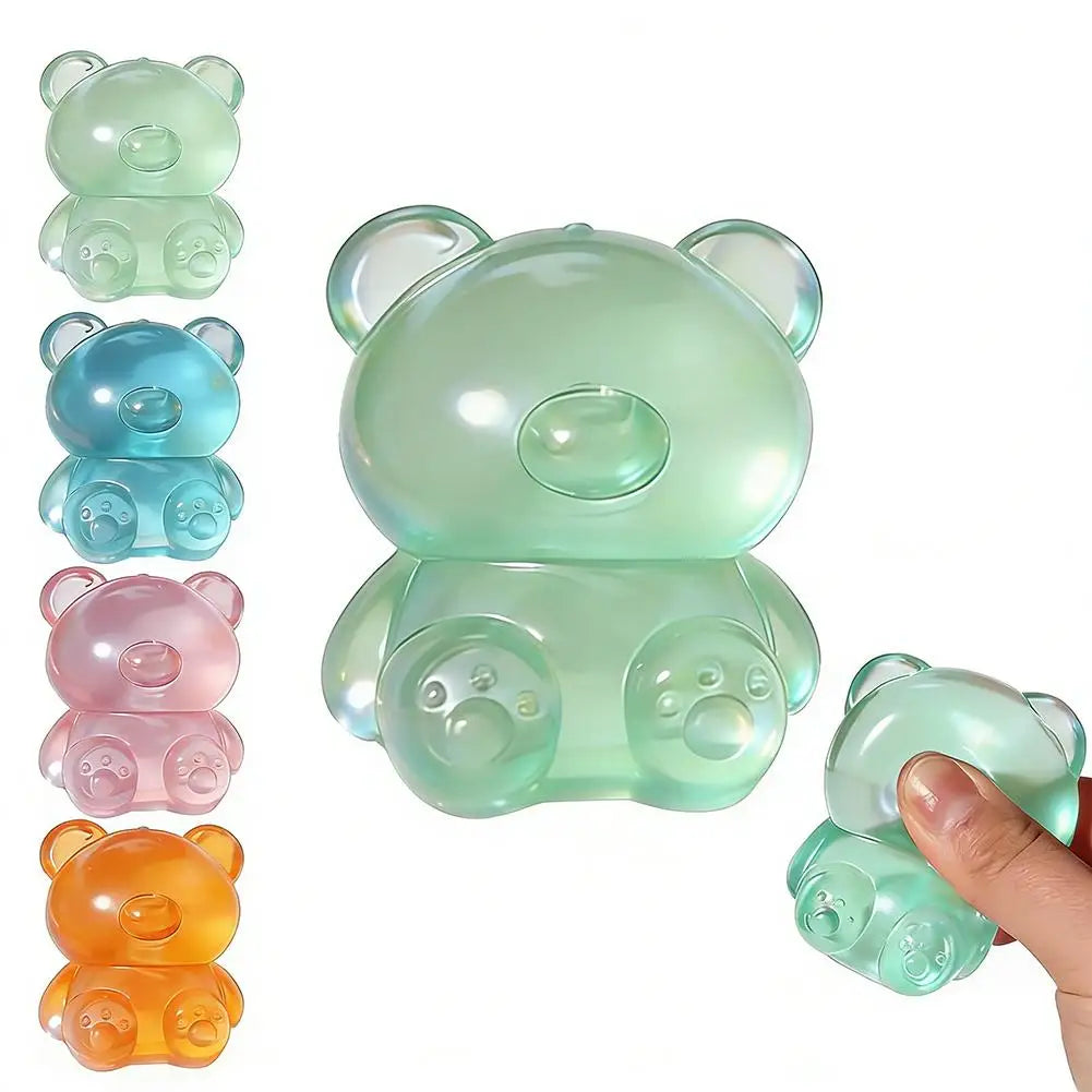 Glitter Duck Squishy Stress Relief Toy | TPR Material | Random Color | Soft Squeeze Fidget Toy for Anxiety Relief | Portable Glitter Duck Squishy Stress Relief Toy | TPR Material | Random Color | Soft Squeeze Fidget Toy for Anxiety Relief | Portable