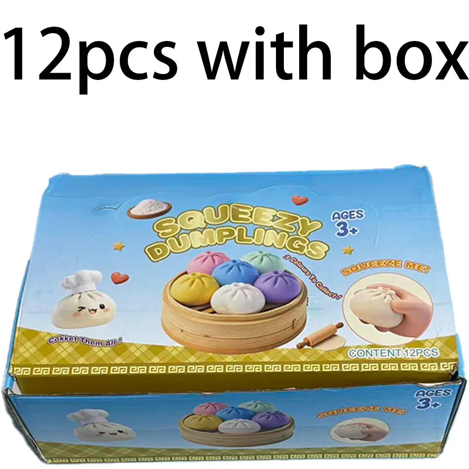 Glitter Dumpling Squishy Mystery Box | Fidget & Stress Relief Squeeze Toy Glitter Dumpling Squishy Toy — Mystery Box Fidget & Stress Relief Squeeze Ball