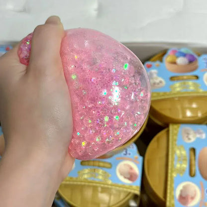 Glitter Dumpling Squishy Mystery Box | Fidget & Stress Relief Squeeze Toy Glitter Dumpling Squishy Toy — Mystery Box Fidget & Stress Relief Squeeze Ball