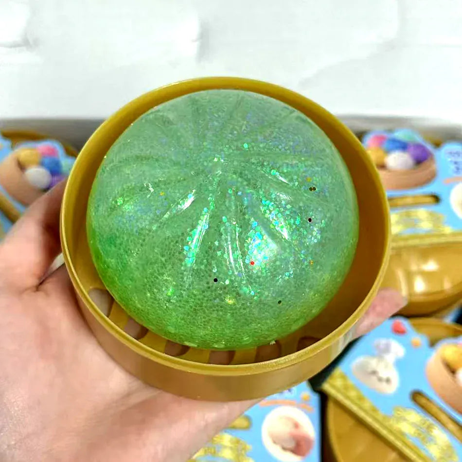 Glitter Dumpling Squishy Mystery Box | Fidget & Stress Relief Squeeze Toy Glitter Dumpling Squishy Toy — Mystery Box Fidget & Stress Relief Squeeze Ball