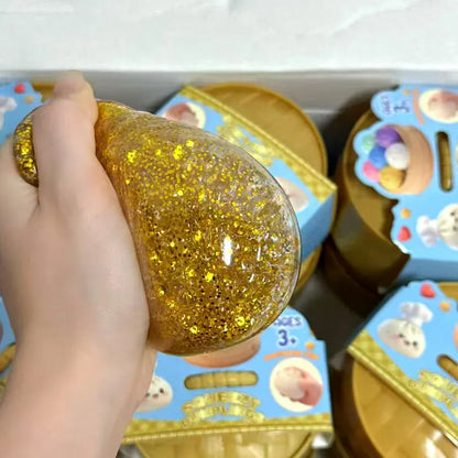 Glitter Dumpling Squishy Mystery Box | Fidget & Stress Relief Squeeze Toy Glitter Dumpling Squishy Toy — Mystery Box Fidget & Stress Relief Squeeze Ball
