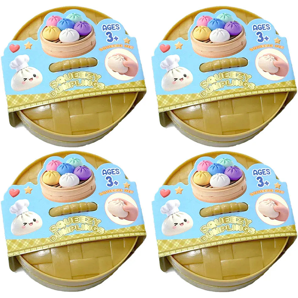 Glitter Dumpling Squishy Mystery Box | Fidget & Stress Relief Squeeze Toy Glitter Dumpling Squishy Toy — Mystery Box Fidget & Stress Relief Squeeze Ball