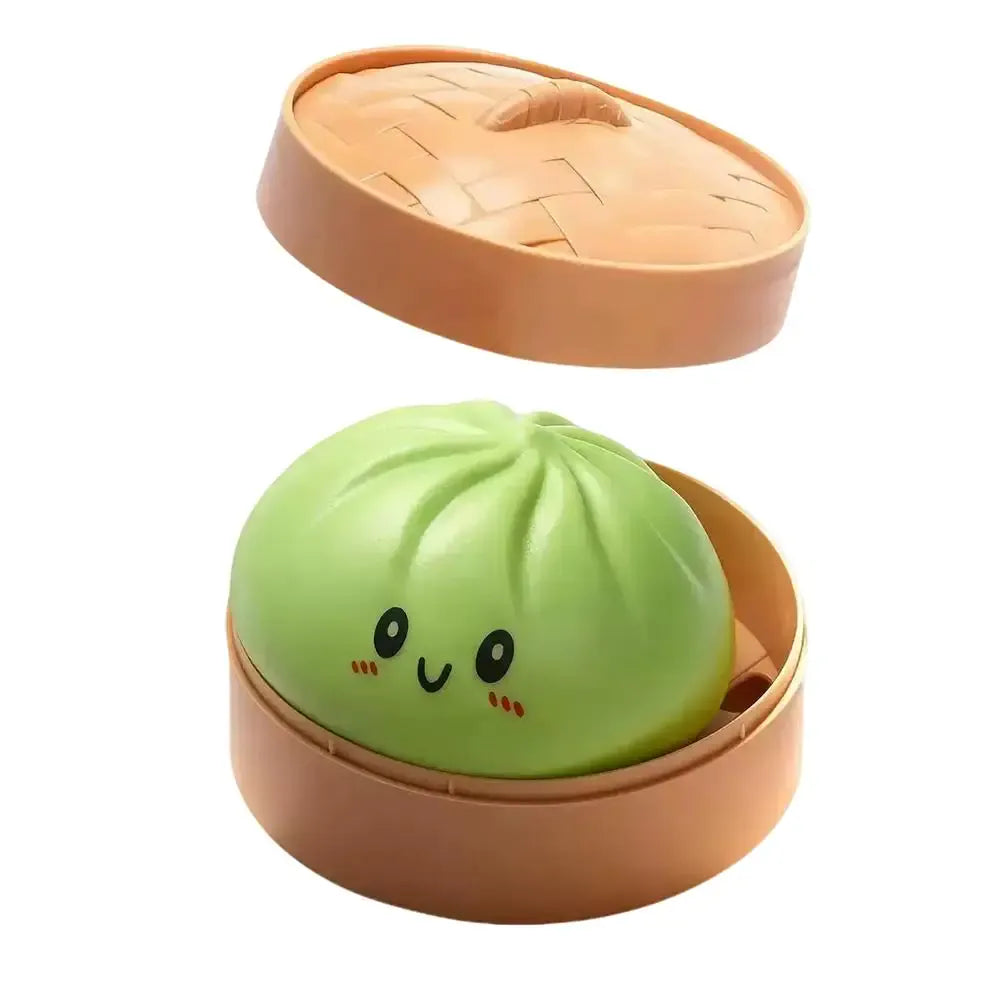 Glitter Steamed Bun Squishy Toy – Cute Squeeze Fidget for Stress Relief | Wahooly Glitter Steamed Bun Squishy Toy – Cute Soft Squeeze Fidget for Stress Relief, Desk Decor & Gifting