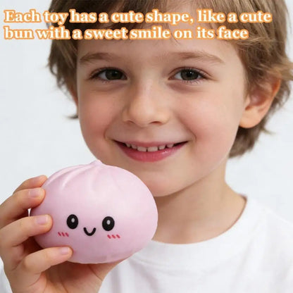 Glitter Steamed Bun Squishy Toy – Cute Squeeze Fidget for Stress Relief | Wahooly Glitter Steamed Bun Squishy Toy – Cute Soft Squeeze Fidget for Stress Relief, Desk Decor & Gifting