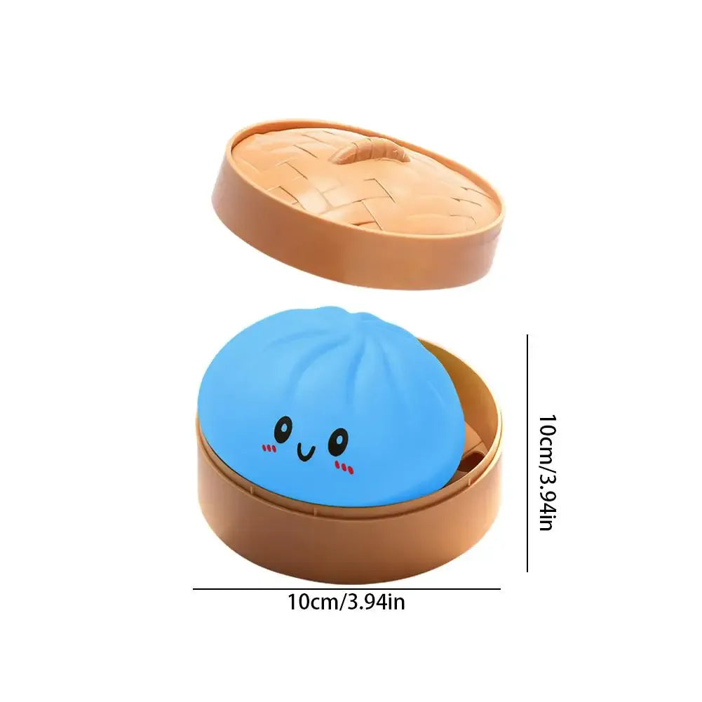 Glitter Steamed Bun Squishy Toy – Cute Squeeze Fidget for Stress Relief | Wahooly Glitter Steamed Bun Squishy Toy – Cute Soft Squeeze Fidget for Stress Relief, Desk Decor & Gifting