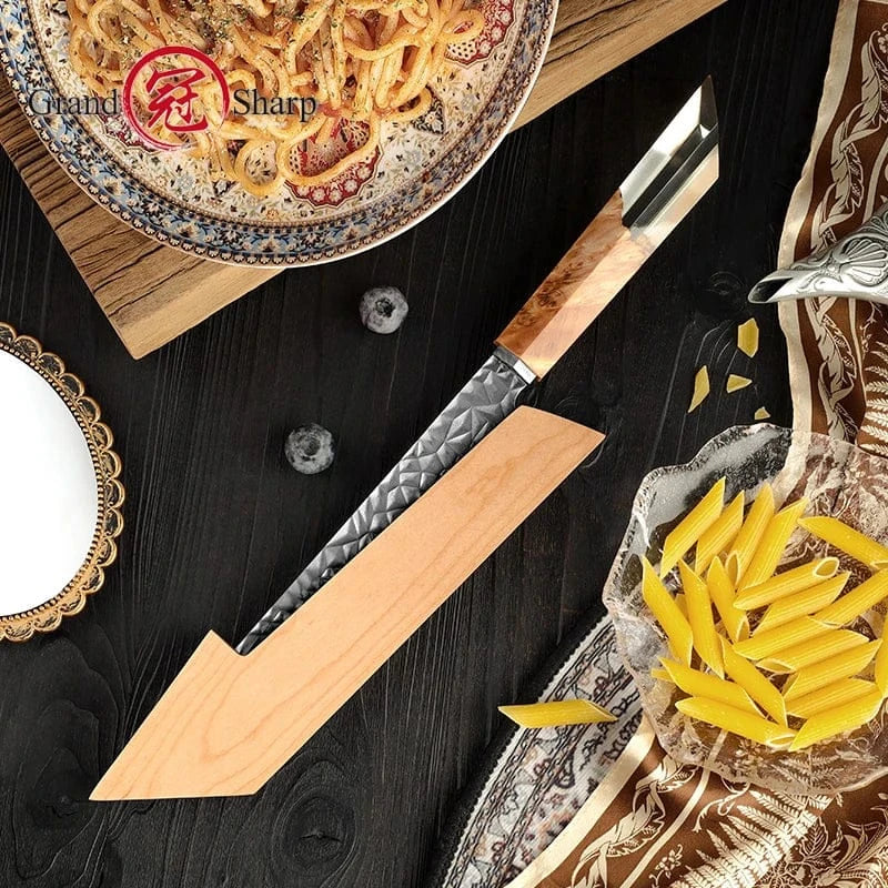 Grandsharp 8 Inch Chef Knife 67 Layers damascus Steel AUS-10 Kitchen Knife Vegetables Fruit Slicer kiritsuke Knives Cooking Tool Grandsharp 8 Inch Chef Knife 67 Layers damascus Steel AUS-10 Kitchen Knife Vegetables Fruit Slicer kiritsuke Knives Cooking Tool