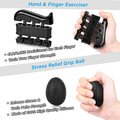 Grip Strength Trainer Kit 1-6 Pack Hand Grip Strengthener for Muscle Building and Injury Recover hand rehabilitation training Grip Strength Trainer Kit 1-6 Pack Hand Grip Strengthener for Muscle Building and Injury Recover hand rehabilitation training