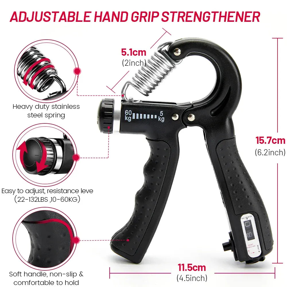 Grip Strength Trainer Kit 1-6 Pack Hand Grip Strengthener for Muscle Building and Injury Recover hand rehabilitation training Grip Strength Trainer Kit 1-6 Pack Hand Grip Strengthener for Muscle Building and Injury Recover hand rehabilitation training