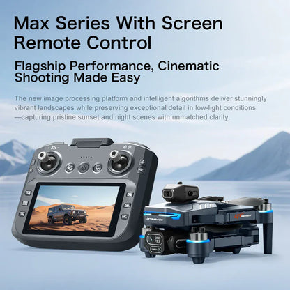 GT8 Brushless Drone 4K/6K/8K Camera - Obstacle Avoidance & Screen Controller GT8 Drone 6K /8K HD Camera Obstacle Avoidance Aerial Photography Brushless Drone with Screen Foldable RC Drone four-axis Drone