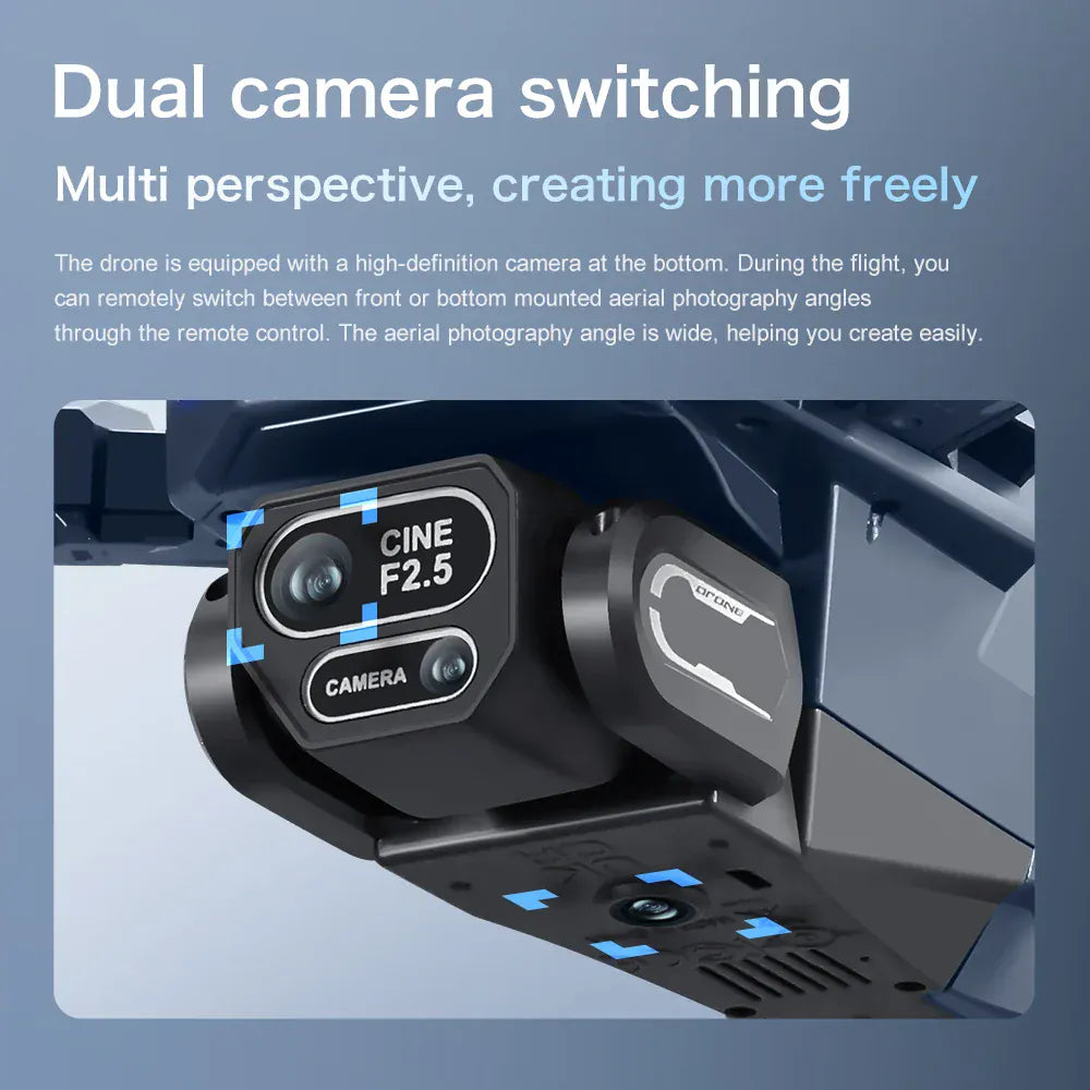 GT8 Brushless Drone 4K/6K/8K Camera - Obstacle Avoidance & Screen Controller GT8 Drone 6K /8K HD Camera Obstacle Avoidance Aerial Photography Brushless Drone with Screen Foldable RC Drone four-axis Drone