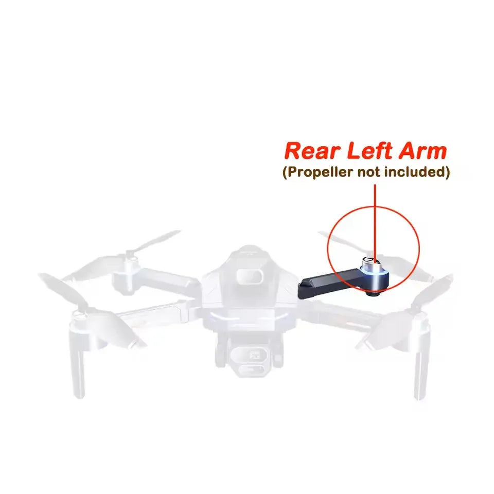 GT8 Drone Replacement Parts - Battery, Propellers & Arms (Drone NOT Included) GT8 Drone Original Accessories 3.7v 1300Mah / Propeller Maple Leaf / For GT8 Drone Parts GT8 Battery