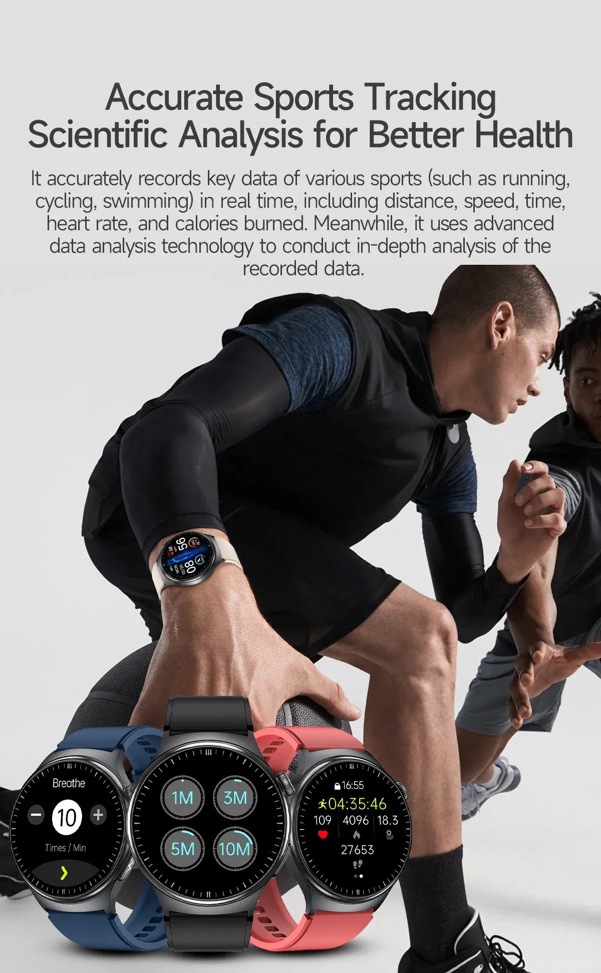 GUHUAVMI ECG Smart Watch – Blood Lipids, Uric Acid & Body Analysis | Wahooly GUHUAVMI ECG Health Smart Watch – Blood Lipids, Uric Acid & Body Analysis