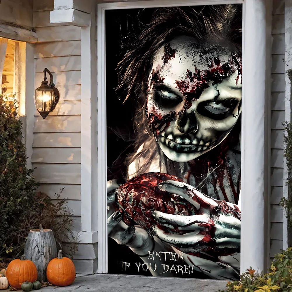 Halloween Door Cover Hanging Decoration | Spooky Background Cloth 180x90cm (71” x 35”) Halloween Door Cover Hanging Decoration – Spooky Background Cloth | 180x90cm (71” x 35”)