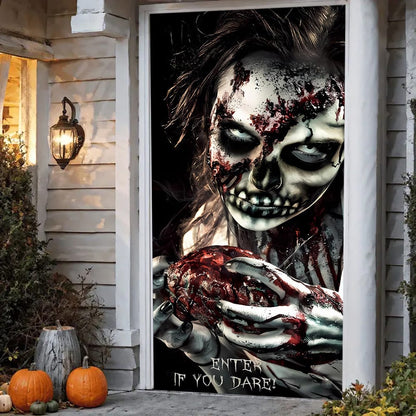 Halloween Door Cover Hanging Decoration | Spooky Background Cloth 180x90cm (71” x 35”) Halloween Door Cover Hanging Decoration – Spooky Background Cloth | 180x90cm (71” x 35”)