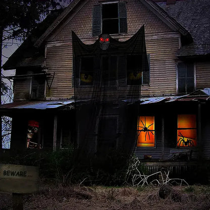 Halloween Hanging Ghost Decoration Scary Skeleton Ghost Spooky With Creepy Sound And Glowing Mask Home Outside Yard Halloween Hanging Ghost Decoration Scary Skeleton Ghost Spooky With Creepy Sound And Glowing Mask Home Outside Yard