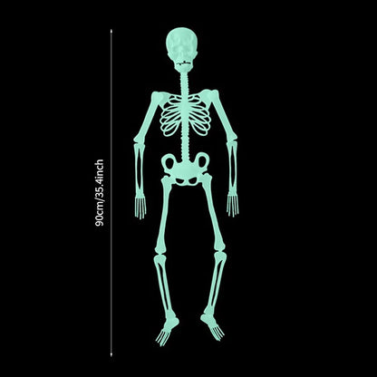 Halloween Luminous Hanging Skeleton Decoration  Party Yard Garden Decoration Glow Fake Skull Scary House Scary Pendant Props Halloween Luminous Hanging Skeleton Decoration  Party Yard Garden Decoration Glow Fake Skull Scary House Scary Pendant Props