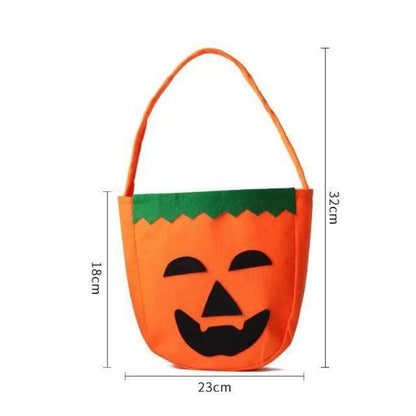 Halloween Pumpkin Costume Set – Hat, Candy Bag & 6-Piece Bundle | Kids & Adults Halloween Pumpkin Costume Set – Cute Hat, Candy Bag & 6-Piece Bundle | Kids & Adults