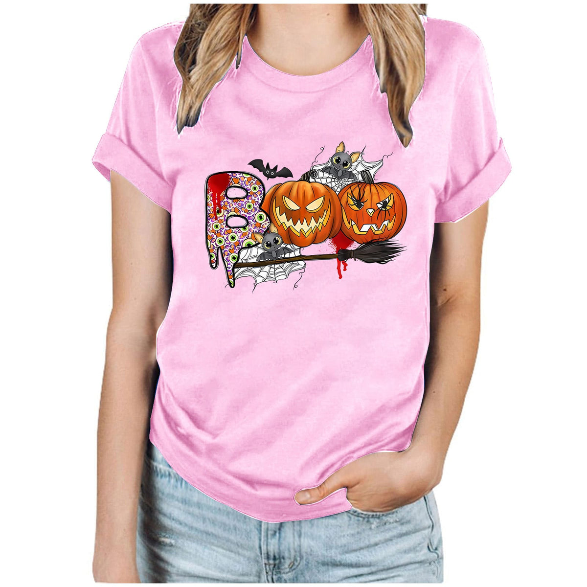 Halloween Pumpkin Print T-Shirt | 20 Colors, Unisex Sizes S–XXXL | $9.99 Halloween Pumpkin Print T-Shirt – Unisex Short Sleeve Tee | 20 Colors, S–XXXL