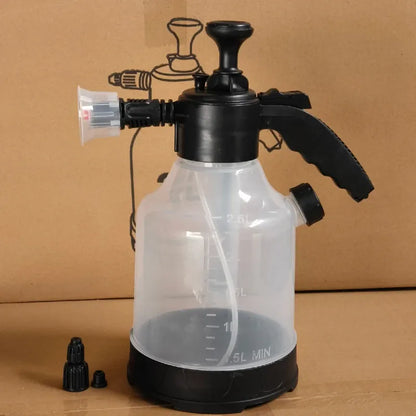 Hand Pump Foam Sprayer with 3 Types of Nozzle Hand Pneumatic Foam Cannon Snow Foam Car Wash Spray Bottle Car Window Cleaning Hand Pump Foam Sprayer with 3 Types of Nozzle Hand Pneumatic Foam Cannon Snow Foam Car Wash Spray Bottle Car Window Cleaning