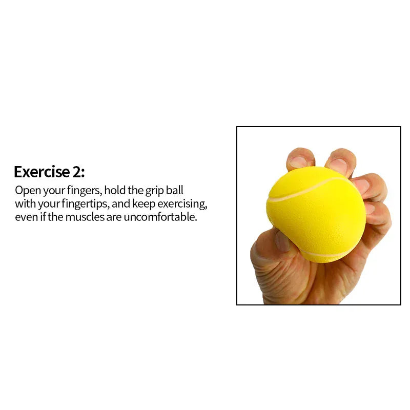 Hand Rehabilitation Trainer Fitness Expander Gripper Strengthen Exerciser Trainer Stress Relief Power Ball Egg-Shaped Grip Tool Hand Rehabilitation Trainer Fitness Expander Gripper Strengthen Exerciser Trainer Stress Relief Power Ball Egg-Shaped Grip Tool