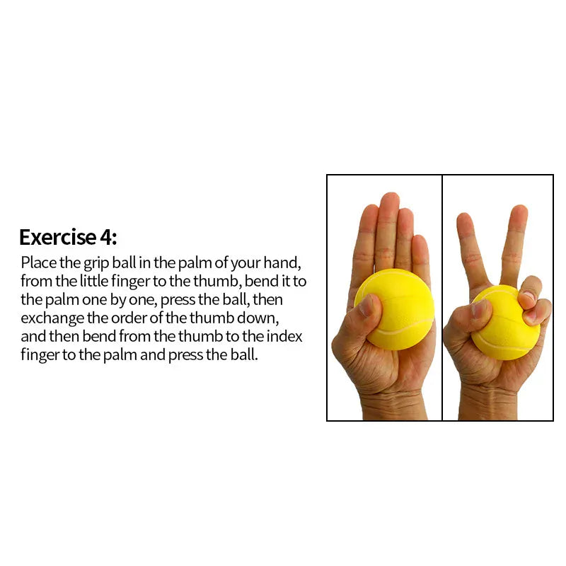 Hand Rehabilitation Trainer Fitness Expander Gripper Strengthen Exerciser Trainer Stress Relief Power Ball Egg-Shaped Grip Tool Hand Rehabilitation Trainer Fitness Expander Gripper Strengthen Exerciser Trainer Stress Relief Power Ball Egg-Shaped Grip Tool