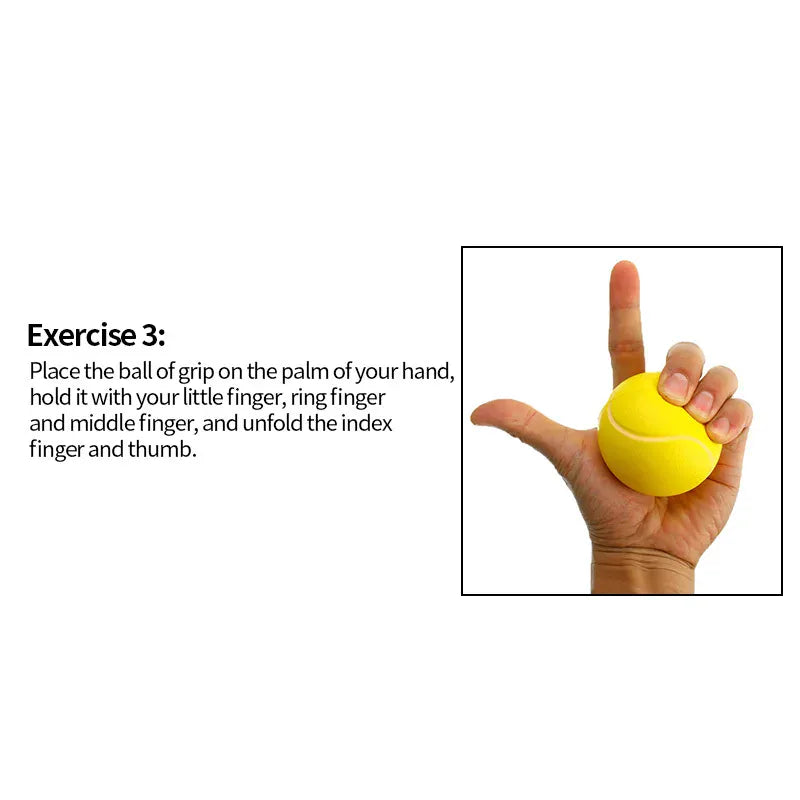 Hand Rehabilitation Trainer Fitness Expander Gripper Strengthen Exerciser Trainer Stress Relief Power Ball Egg-Shaped Grip Tool Hand Rehabilitation Trainer Fitness Expander Gripper Strengthen Exerciser Trainer Stress Relief Power Ball Egg-Shaped Grip Tool