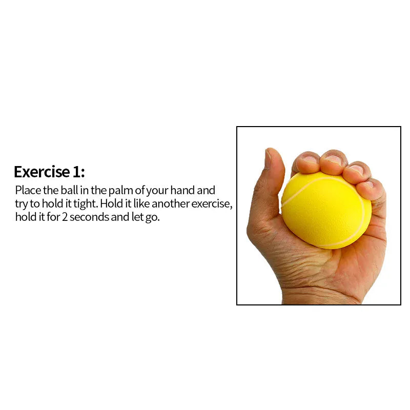 Hand Rehabilitation Trainer Fitness Expander Gripper Strengthen Exerciser Trainer Stress Relief Power Ball Egg-Shaped Grip Tool Hand Rehabilitation Trainer Fitness Expander Gripper Strengthen Exerciser Trainer Stress Relief Power Ball Egg-Shaped Grip Tool