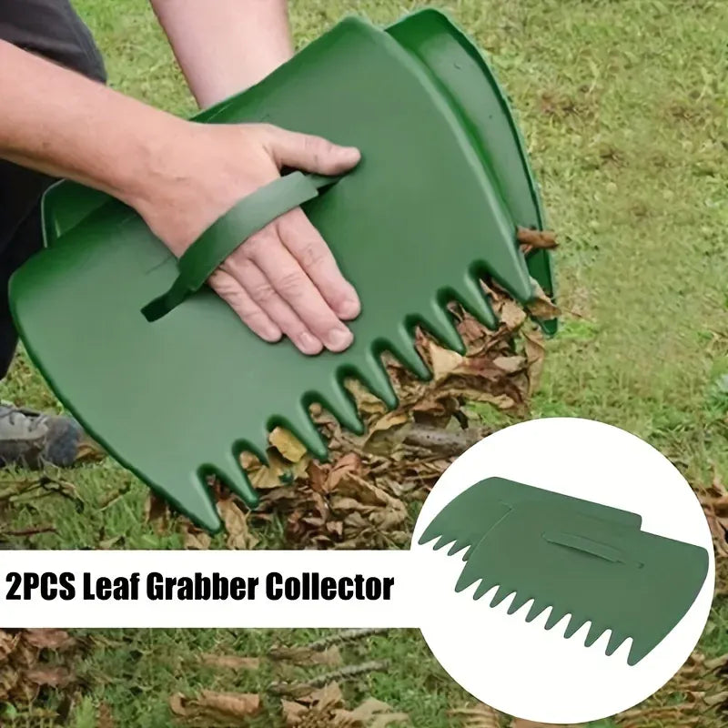 Handheld Garden Rake for Yard, Lawn & Indoor Use | Wahooly Handheld Garden Rake — Lightweight Debris & Leaf Rake for Yard, Lawn, Indoor & Outdoor Use
