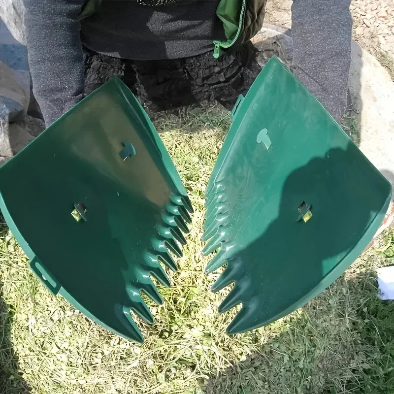 Handheld Garden Rake for Yard, Lawn & Indoor Use | Wahooly Handheld Garden Rake — Lightweight Debris & Leaf Rake for Yard, Lawn, Indoor & Outdoor Use