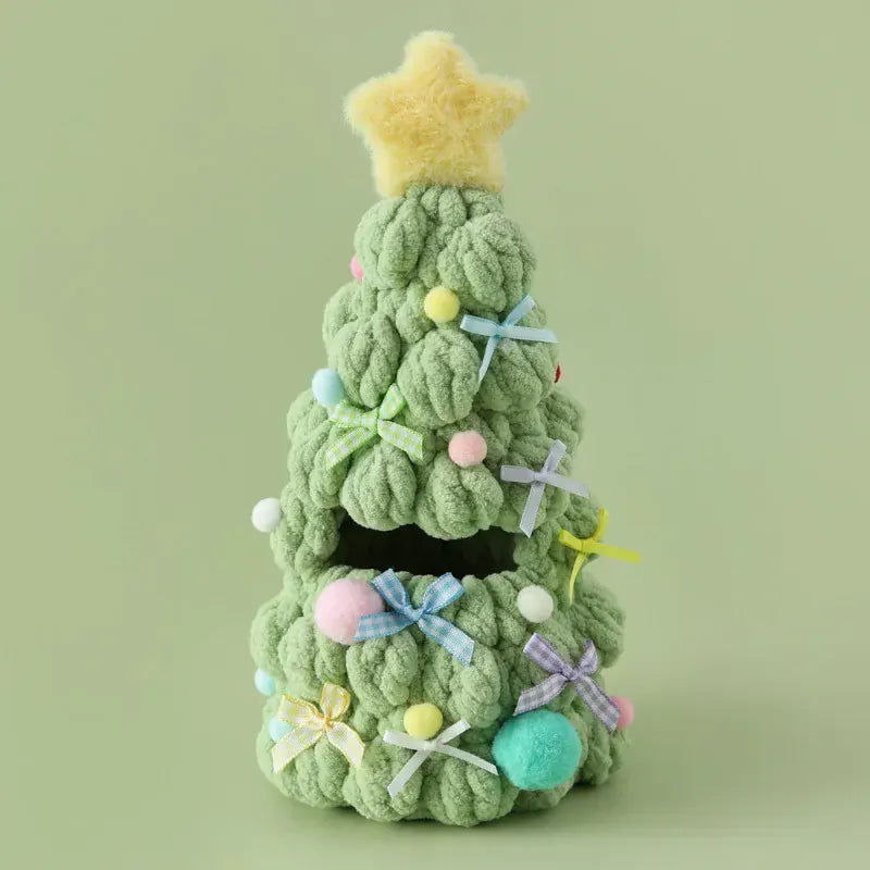 Handmade Crochet Christmas Tree Clothing for 1.0/3.0 Labubu Outfit Doll DIY Accessories Christmas Halloween Kids Gift Handmade Crochet Christmas Tree Clothing for 1.0/3.0 Labubu Outfit Doll DIY Accessories Christmas Halloween Kids Gift