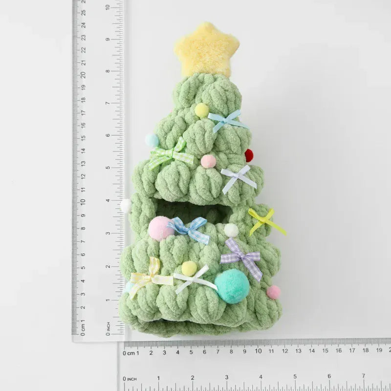 Handmade Crochet Christmas Tree Clothing for 1.0/3.0 Labubu Outfit Doll DIY Accessories Christmas Halloween Kids Gift Handmade Crochet Christmas Tree Clothing for 1.0/3.0 Labubu Outfit Doll DIY Accessories Christmas Halloween Kids Gift